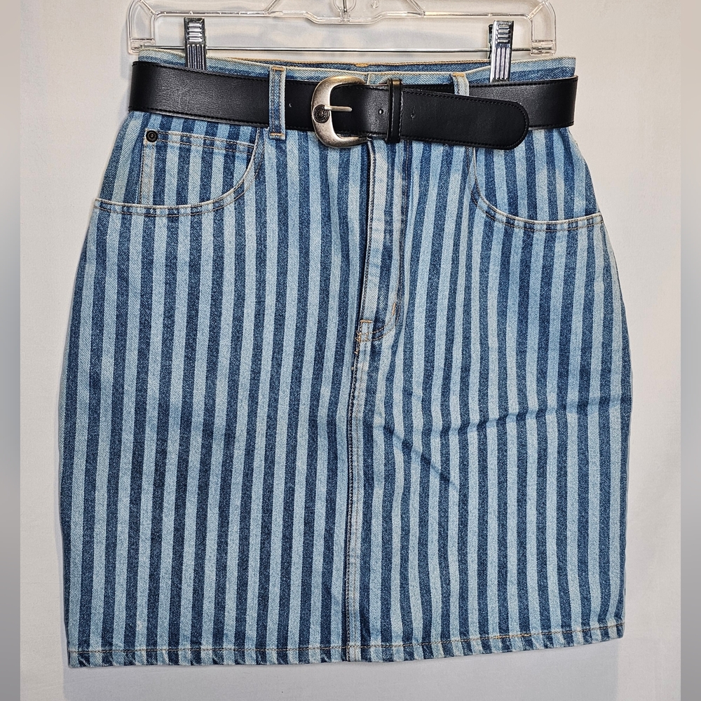 Paris Sport Club Vintage 90s Denim Miki Skirt